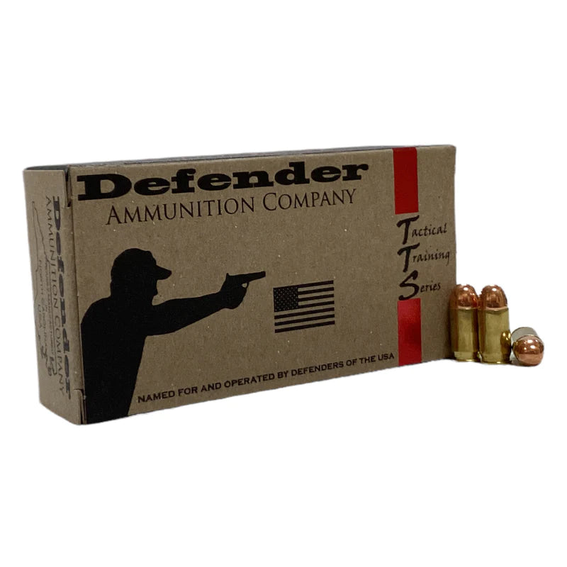 Defender 380 ACP - 100 Grain Round Nose Ammunition - 50 rounds